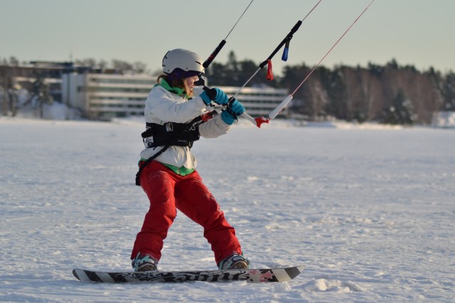 snowkite kan vara en upplevelsepresent